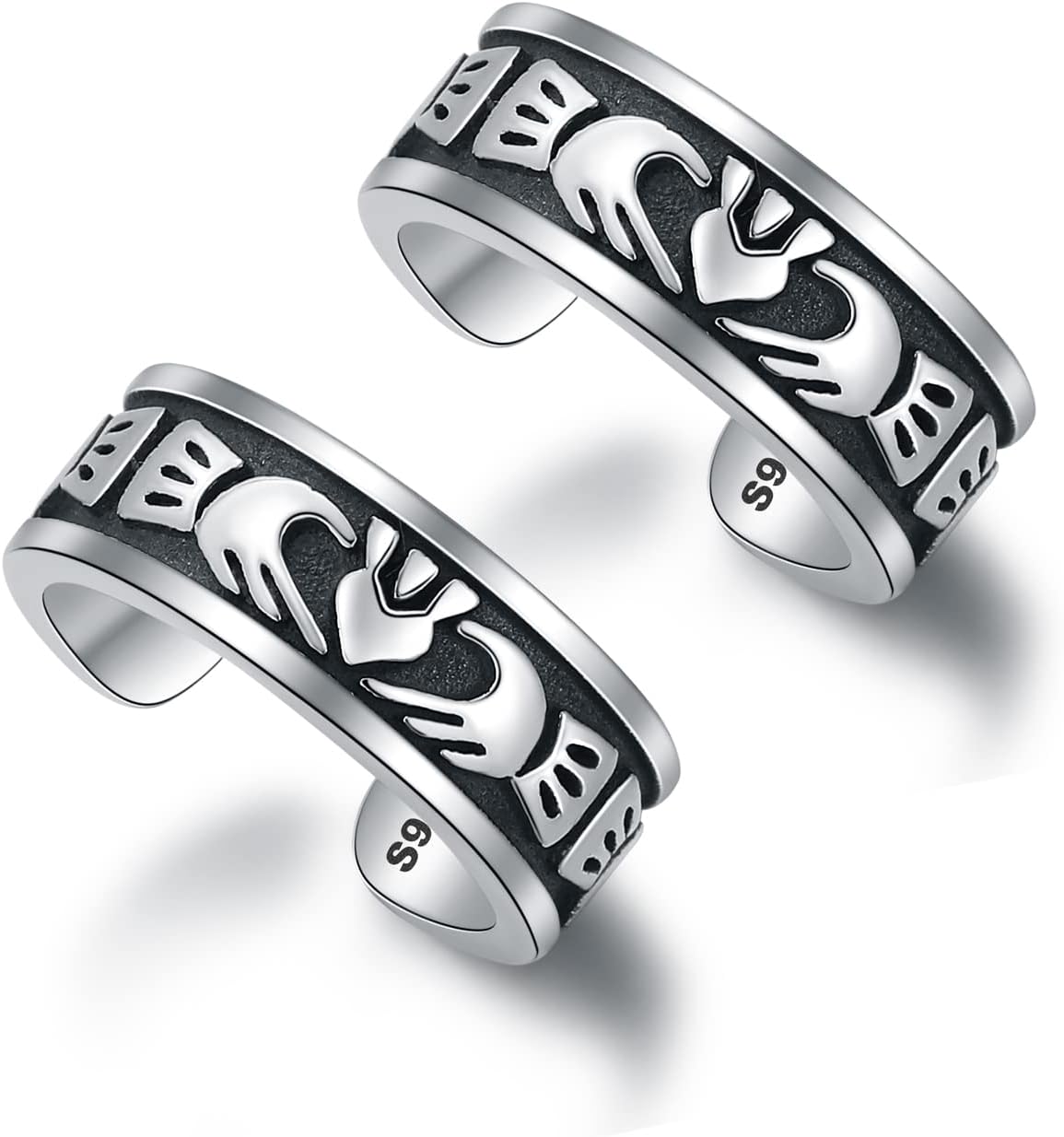Sterling Silver Ear Cuffs - Non Piercing Adjustable Conch and Helix Cuffs, Thirty Styles